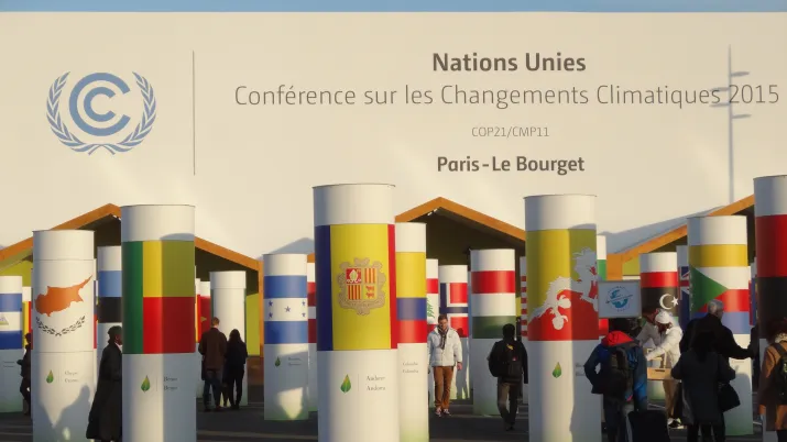 Site de la COP21 à Paris en 2015
