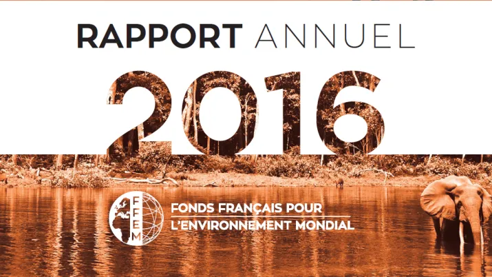 Couverture du rapport annuel 2016