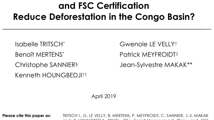 research paper on forest management