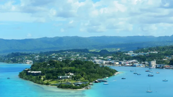 Vanuatu, Île centre baie Port-Vila