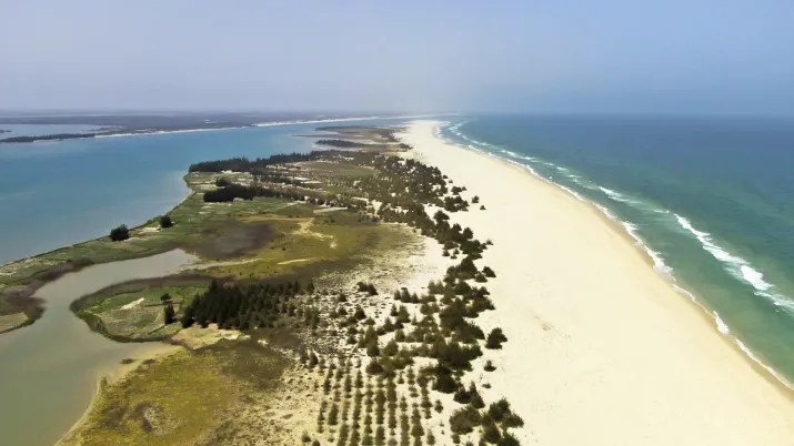 Paysage Saint Louis Langu de Barbarie © Maxence Page, Conservatoire du littoral, 2023