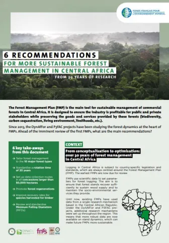 Visuel Cap sur les forêts d'Afrique Centrale VA