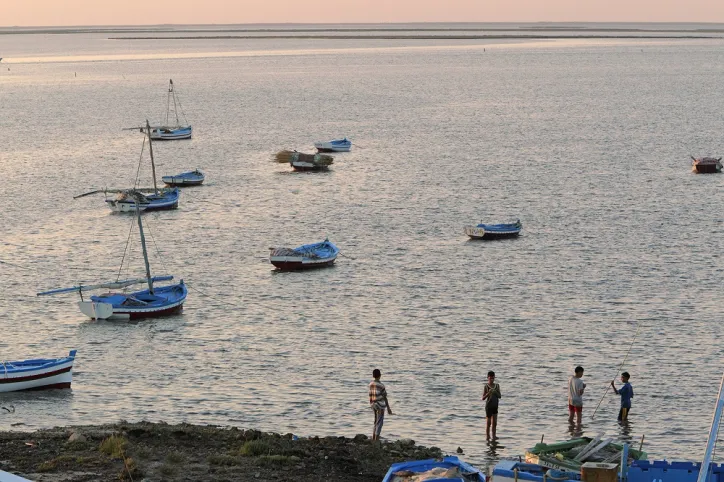 Ile de Kerkennah felouque_pêche 